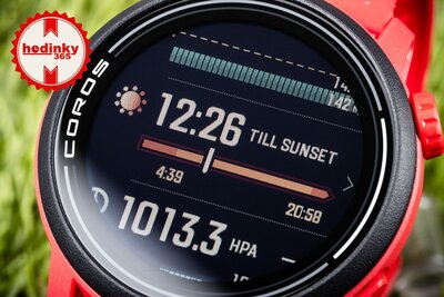 Coros Pace 3 Red / Silicone Band