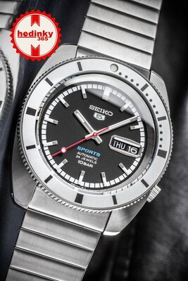 Seiko 5 Sports Automatic SRPL05K1 Heritage Design Re-creation Limited Edition 9999pcs (+ pasek zamienny)