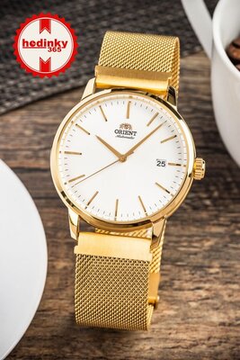 Stalowa bransoleta Ricardo Milanese, złoty, magnetyczny 20mm