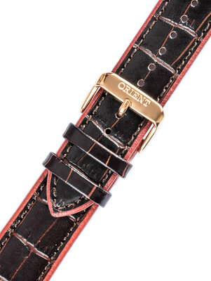 Skórzany pasek Orient UDFGGR0 22mm (do modeluy AC08), brązowy