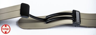 Silikonowy pasek Ricardo 22mm (pro Huawei Watch GT 4, 5), brązowy, Quick Release