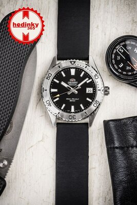 Silikonowy pasek Ricardo Tivoli, czarny, Quick Release