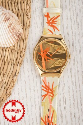 Swatch Golden Red Bamboo SYXZ105
