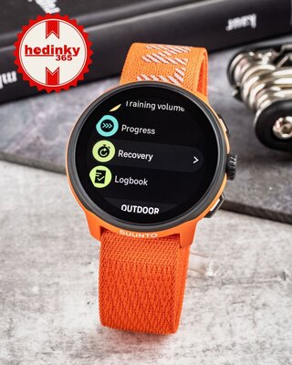 Suunto Run Coral Orange (pasek tekstylny)