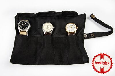 Etui na zegarki Ricardo Gaeta 5pcs, black