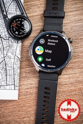 Amazfit Balance 2 czarny (+ zapasowy pasek)