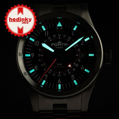 Fortis Flieger F-43 Triple-GMT Automatic COSC Chronometer F4260000