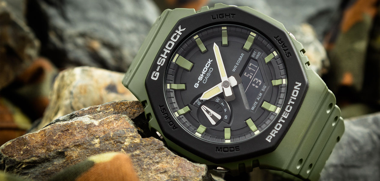 Zegarek Casio G-Shock Original GA-2110SU-3AER Carbon Core Guard Utility  Colors Series